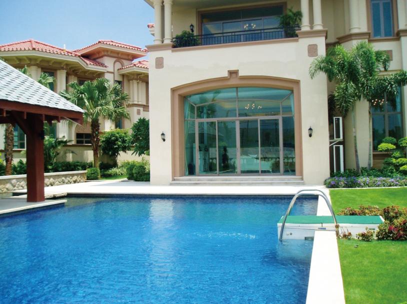 別墅泳池，別墅泳池設(shè)備，別墅泳池設(shè)備有哪些類型？