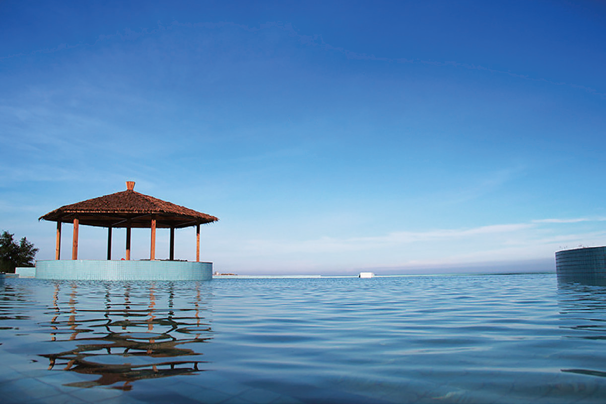 漳浦火山島度假村露天泳池項(xiàng)目現(xiàn)場(chǎng)