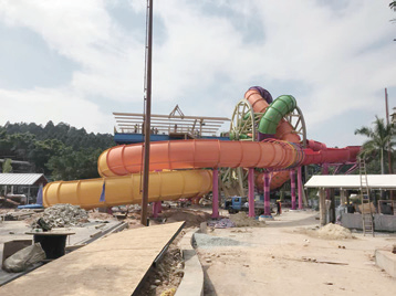 長隆旋轉滑道項目水處理項目現(xiàn)場