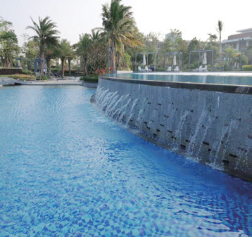 博鰲亞洲論壇景觀池項(xiàng)目現(xiàn)場